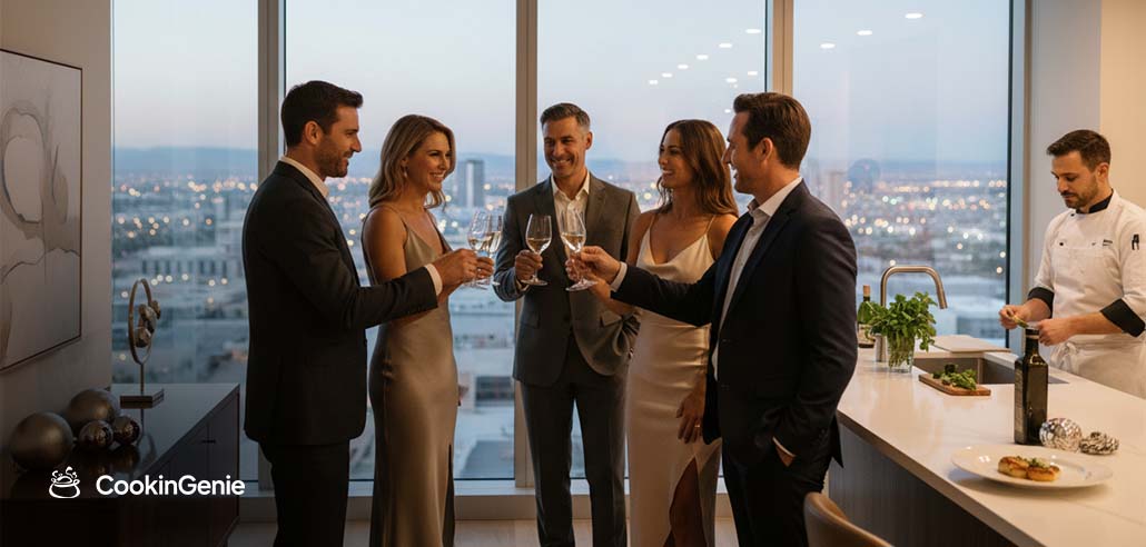 Chef-prepared NYE dinner Vegas